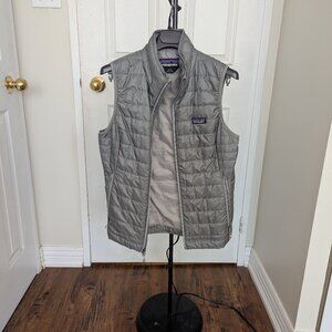 Patagonia puff grey vest size M